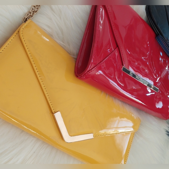 4 cute clutches (red yellow blue and black) - Picture 14 of 15